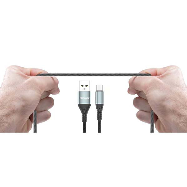 کابل تبدیل USB به USB-C هانروکس مدل C50 طول 1 متر