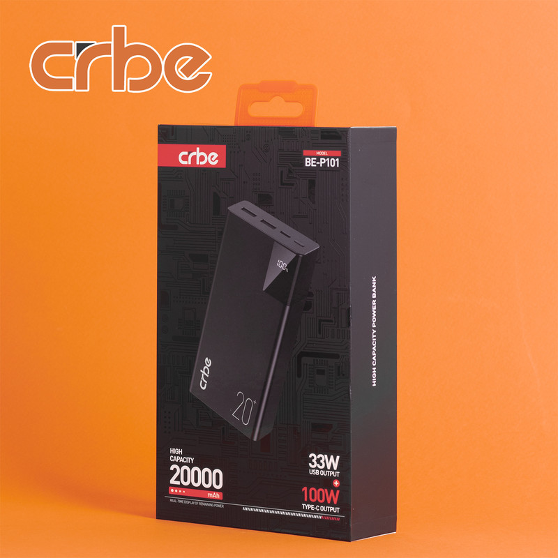 پاوربانک کربی مدلBE-P101 100W ظرفیت 20000 میلی آمپر ساعت