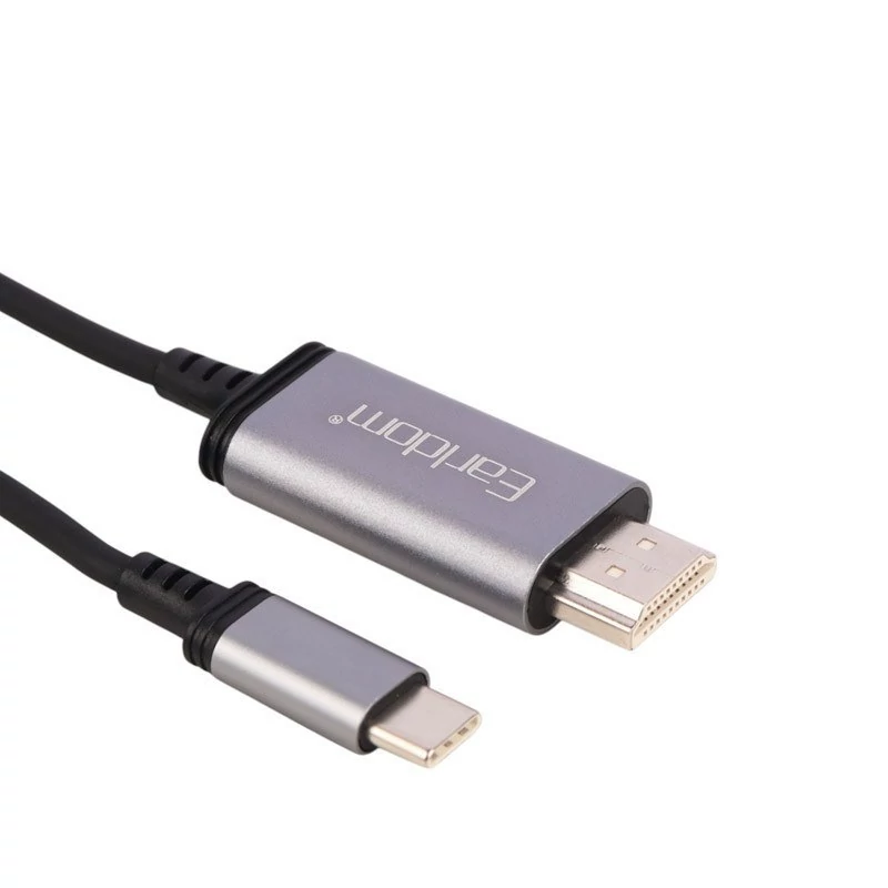 کابل تبدیل Type-C به HDMI ارلدام ET-W34 طول 2 متر