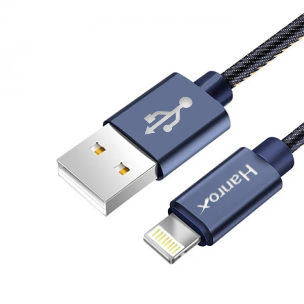 کابل تبدیل USB به لایتنینگ هانروکس مدل C80 طول 1 متر