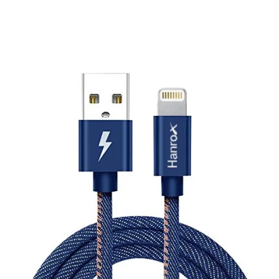 کابل تبدیل USB به لایتنینگ هانروکس مدل C80 طول 1 متر